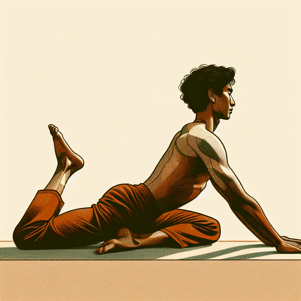 Person lying prone propped on forearms with chest lifted, hips and pelvis on floor